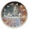 Image 2 : Silver dollar 1951, CCCS SP-64 in hard holder.