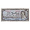 Image 1 : Bank of Canada; 5 dollars 1954 Devil's Face BC-31b Beattie Coyne I/C4052693 in CCCS F-15.