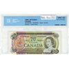 Image 1 : Bank of Canada; 20 dollars 1969 BC-50b Lawson Bouey in CCCS UNC-65.