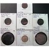 Image 1 : Great Britain; 1/2 Farthing 1843 VF/EF, Farthing 1875 VF Large Date, 1878 EF, 1895 EF, Penny 1875H V