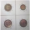 Image 2 : Great Britain; 3 Pence 1936 BU, 1 Shilling 1845 VF, 1888 AU-50 and 1890 EF. Lot of 4 coins.