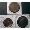 Image 1 : Guernsey; 1834, 1858 8 Doubles and 1889H 4 Doubles.  Three coins EF-UNC.