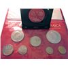 Image 1 : Jamaica $10 silver commemorative 1962-1972 and 1972 Specimen Uncirculated 7 coins set.