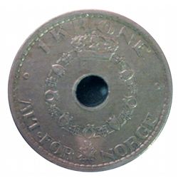 Norway; 1 Krone 1926 EF-40.