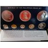 Image 2 : Philippines; 1976 Proof Set minted by Franklin Mint, 8 coins 25 & 50 Piso are silver. With case, sle