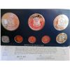 Image 2 : Philippines; 1977 Proof Set minted by Franklin Mint, 8 coins 25 & 50 Piso are silver. With case, sle