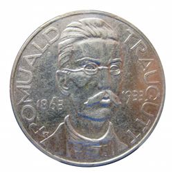 Poland, 1933 10 Zlotich PCGS AU details Cleaning.