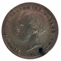 Portugal; 200 Reis 1862 in EF.