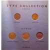 Image 1 : USA; Whitman album 1941 to 1959 missing some date/mint marks (45 coins) circulated and uncirculated 