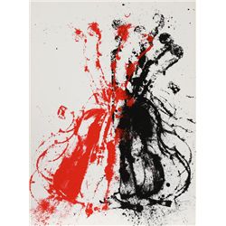 Arman, Violents Violin II, Serigraph
