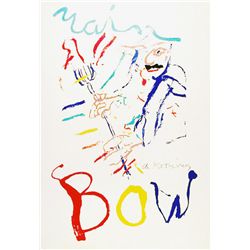 Willem de Kooning, Rainbow: Thelonius Monk, Devil at the Keyboard, Lithograph