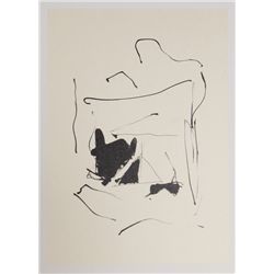 Robert Motherwell, Octavio Paz, Three Poems 13, Lithograph with Chine Colle