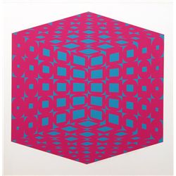 Roy Ahlgren, Polyhedron II, Silkscreen