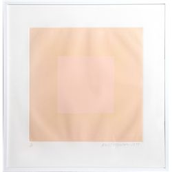 Richard Anuszkiewicz, Spring Suite (Peach on Peach), Intaglio Aquatint Etching