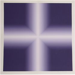 Babe Shapiro, Geometric Op-Art Serigraph