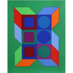 Victor Vasarely, VY-29-B from Album Xico, Serigraph