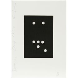 Donald Sultan, Dominoes Portfolio - 18, Aquatint