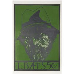 Leonard Baskin, Self Portrait, Woodcut
