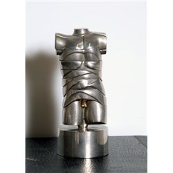 Miguel Berrocal, Mini David, Nickel Plated Puzzle Sculpture