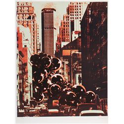 Pol Bury, Pan Am Building, Silkscreen