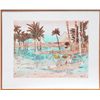 Image 1 : Susan Hall, Mystic Cafe, Aquatint Etching