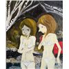 Image 1 : Koichi Enomoto, Two Girls, Oil Painting