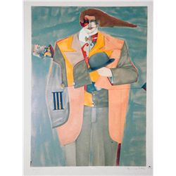 Richard Lindner, Letter from New York, Lithograph