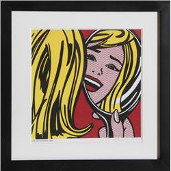 Roy Lichtenstein, Girl in the Mirror, Poster