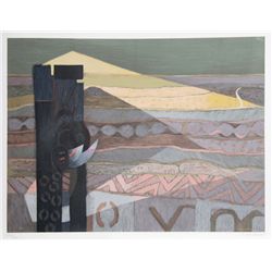 Fernando De Szyszlo, Rosa from the Mar de Lurin Series, Silkscreen