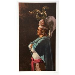 Vic Herman, Maya Dance, Lithograph