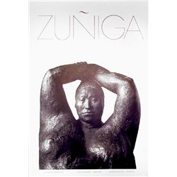 Francisco Zuniga, Poster for the Exhibition at Sindin Gallery, NY, Poster