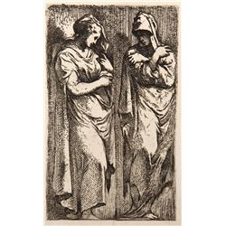 Francesco Primaticcio, Les Deux Femmes Romaines, Heliogravure