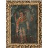 Image 1 : Religious Angel, Icon Style Painting on Metal