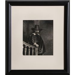 Rembrandt van Rijn, Ephraim Bonus dit le Juif a la Rampe (B278), Heliogravure