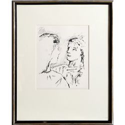 Pierre Bonnard, The Confrontation, Lithograph