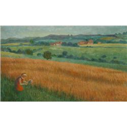 Laurent Marcel Salinas, Les Bles Murs (pres de Chartres) (757), Oil Painting