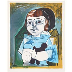 Pablo Picasso, Paloma en Bleu, Lithograph