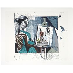 Pablo Picasso, Femme dans l'Atelier, Lithograph