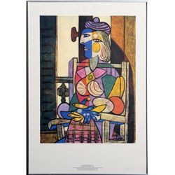 Pablo Picasso, Femme Assise Davant sa Fenetre, Lithograph