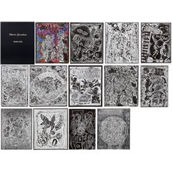 Martin Barooshian, Dada Jazz, Portfolio of 13 Intaglio Etchings