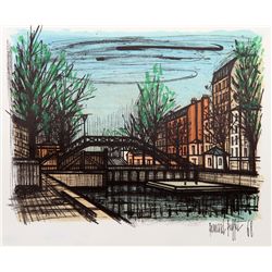 Bernard Buffet, Canal St. Martin, Lithograph