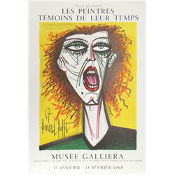 Bernard Buffet, Musee Galleria, Lithograph Poster