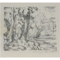 Lovis Corinth, untitled, Lithograph