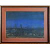 Image 1 : Ihsan Cemal Karaburcak, The Village, Pastel Drawing