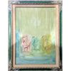 Image 1 : Joseph Kossonogi, String Trio, Watercolor Painting