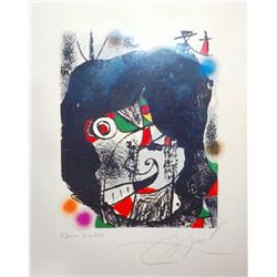 Joan Miro, Revolution, Lithograph