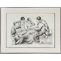 Seymour Rosenthal, The Philosophers, Lithograph