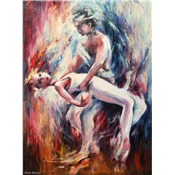 Leonid Afremov, Pas de Deux, Oil Painting