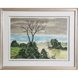 Clarence Holbrook Carter, Early Spring Landscape, Lithograph