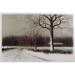 Wayne Cooper, Spring Road, Lithograph